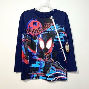 🟣2/$20 NEW Spider-Man Across The Spider Verse Long Sleeve Shirt (size L)